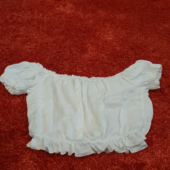 Forever 21 White Crop top size S - Picture 3 of 3